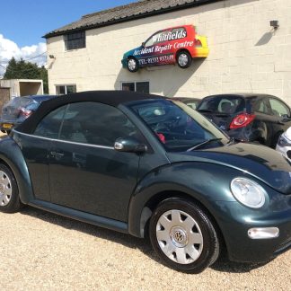 2004 “04” Volkswagen Beetle 1.6 convertible with light passengers side damage…